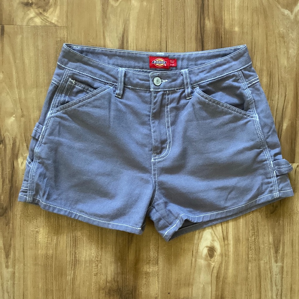 Dickies Women's High Waist Shorts - Gray